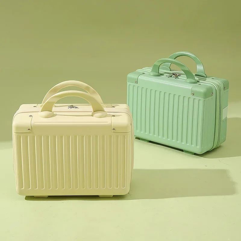 Sunorchid Handgepäck-Koffer Kosmetiktasche Kleiner Kabinen-Reisekoffer Mini-Tragetasche Aufbewahrungsbox Make-up-Koffer Gepäck für Frauen