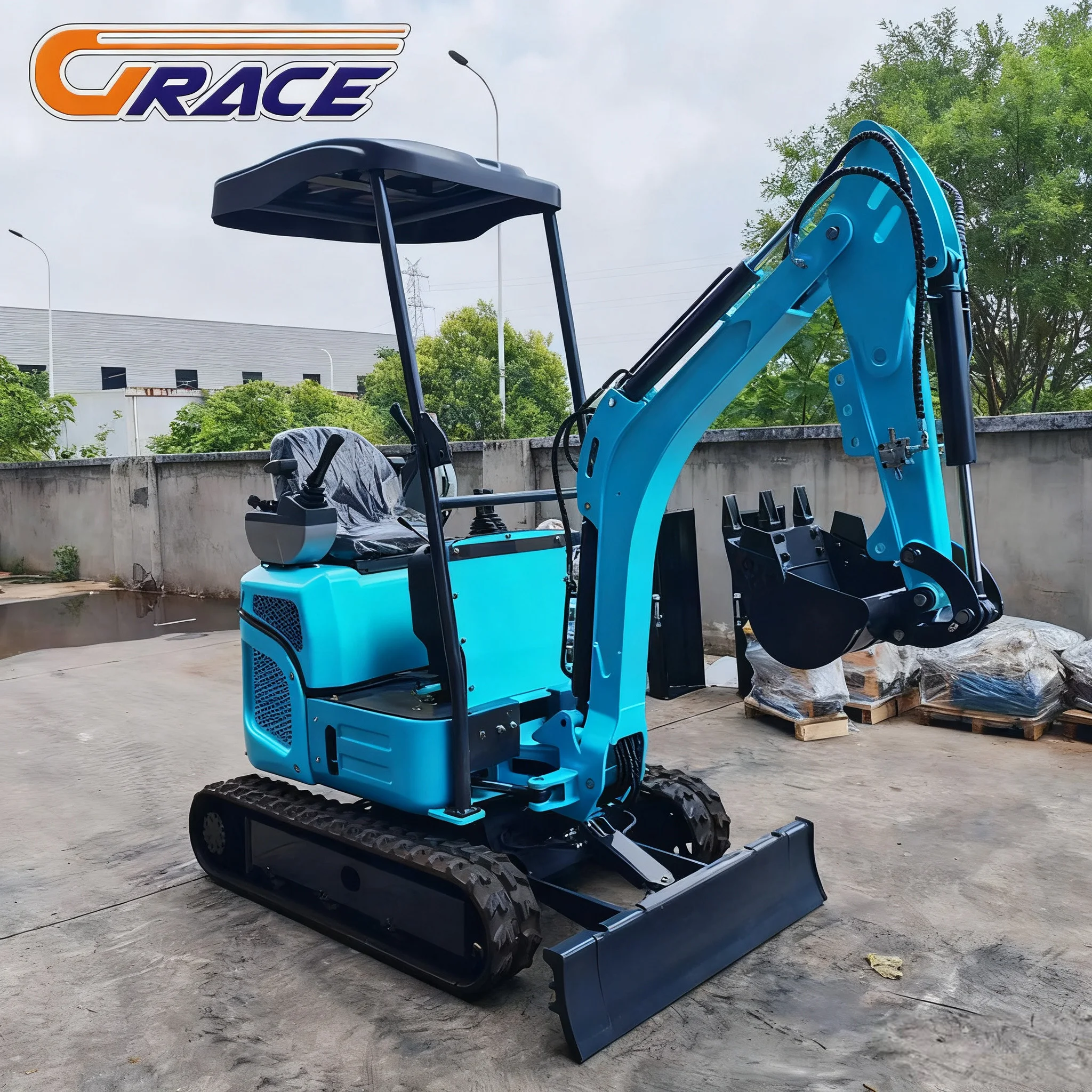 

Mini Excavator Machinery New Crawler Digger 1 Ton 2 Ton EURO 5 Epa Kubota Engine Crawler Excavators 3.5 Ton