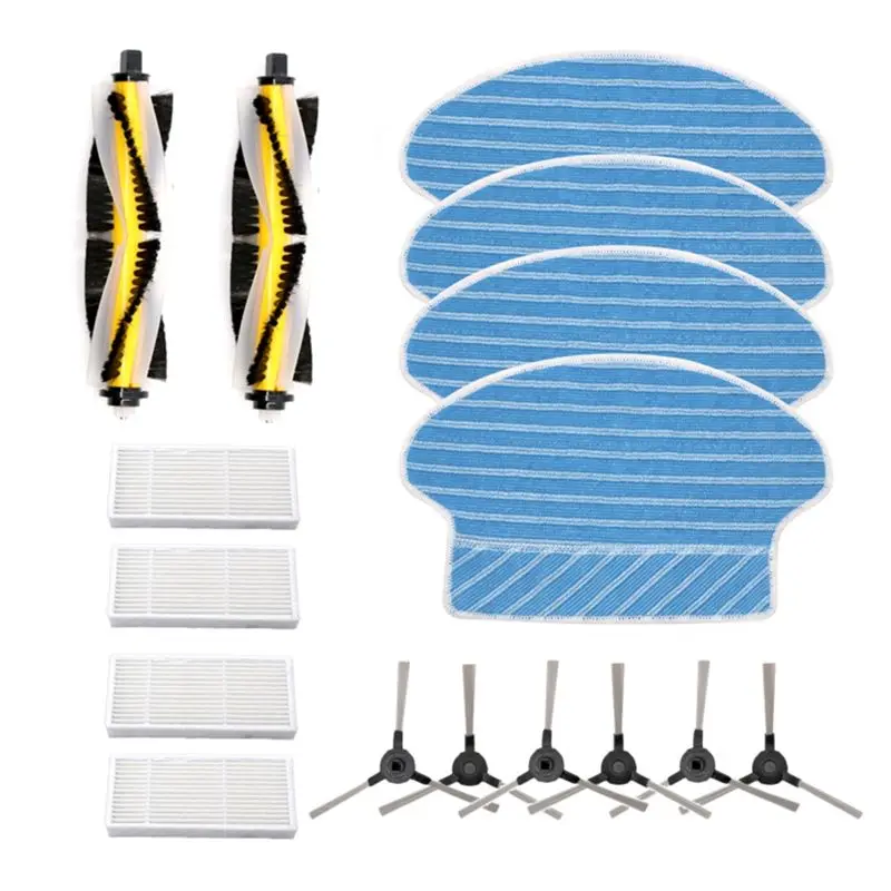 

AS94-Основная щетка, боковая щетка, тряпка для уборки, HEPA-фильтр, аксессуары для робота-пылесоса Proscenic 780T 790T