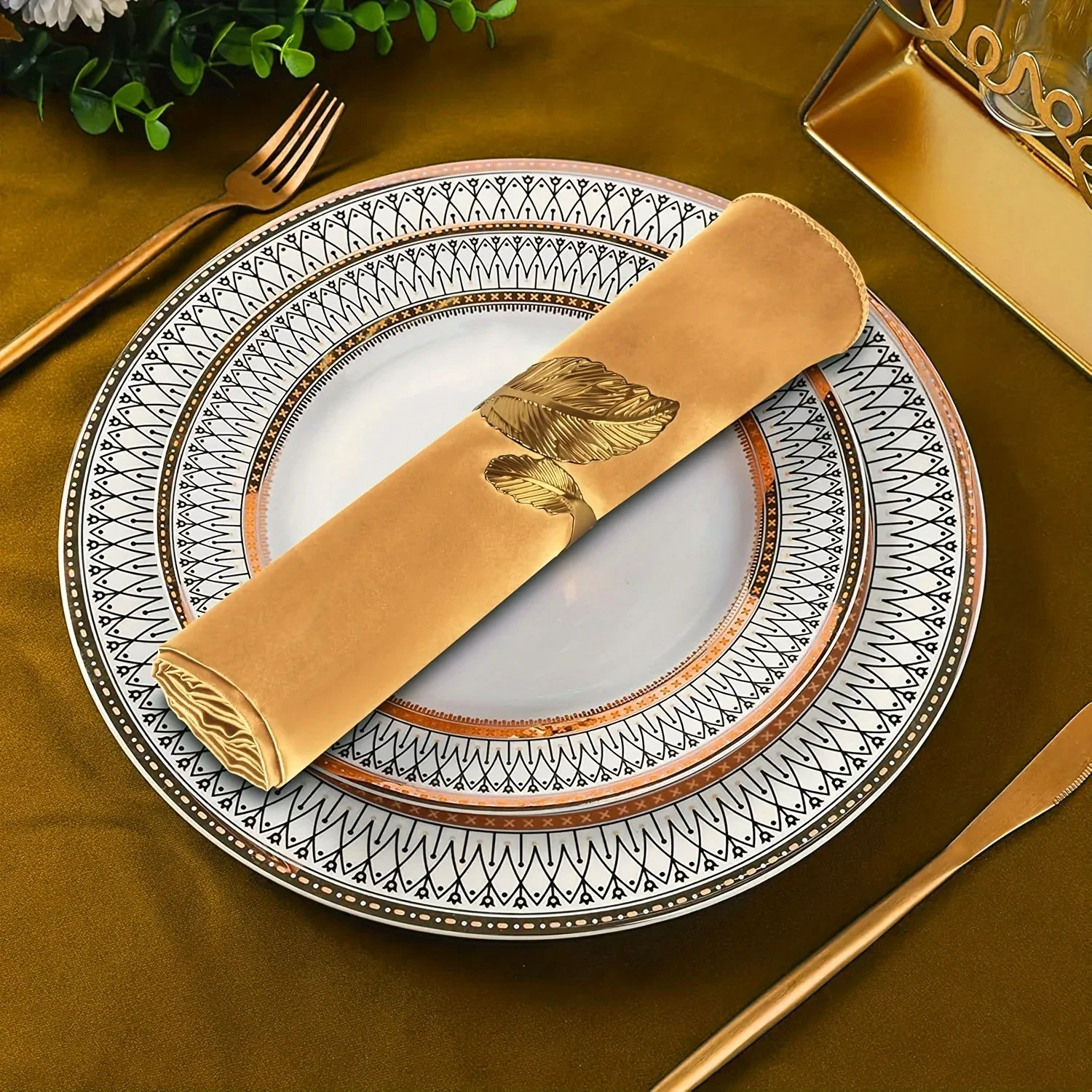 6pcs 45x45cm Hemstitched Square Napkins Satin Cocktail Napkin for Party Wedding Table Cloth Soft Kitchen Dinner Napkins