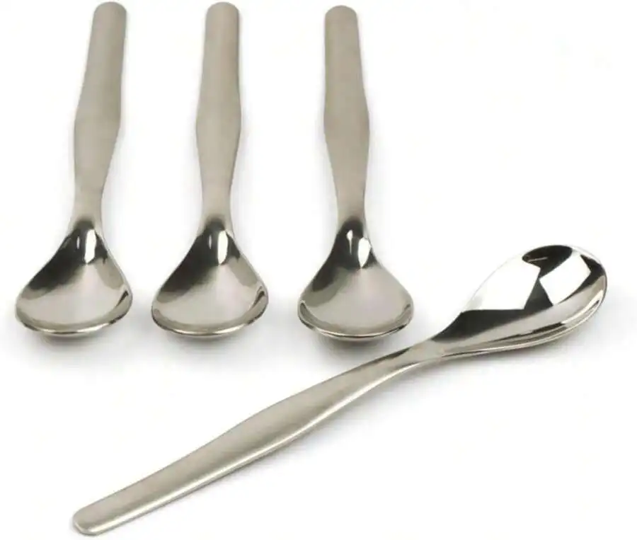 

Stainless Steel Egg Spoon Set Of 4 For Adult Use