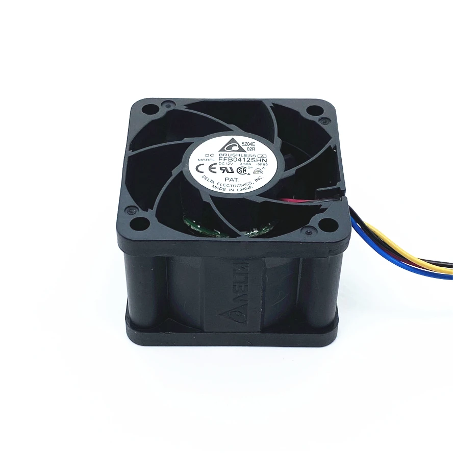 Delta Fan 12V 0.6A 4028 40MM 40x40x28MM kipas Server daya besar kipas pendingin dengan 4pin PWM