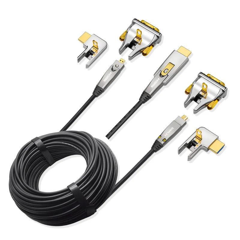 Fiber optic HDMI compatible cable 4K60HZ high-definition HDMI compatible cable detachable project Embedded TV projection line