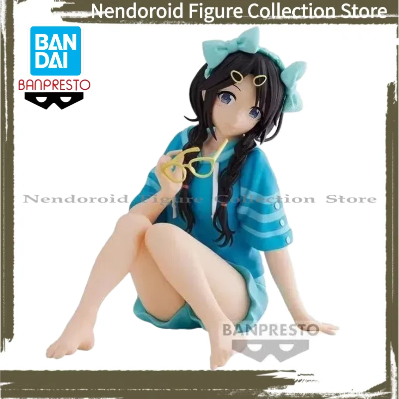 

In Stock Bandai Banpresto Relax Time The Idol Master Glitter ＆ Glamours Mitsumine Yuika Desktop Cute Anime Figure Toys Model