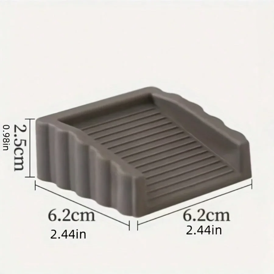 سدادة باب إبداعية مادة TPR سطح غير لامع إسفين مانع باب أمان مضاد للتصادم 4 ألوان متاحة