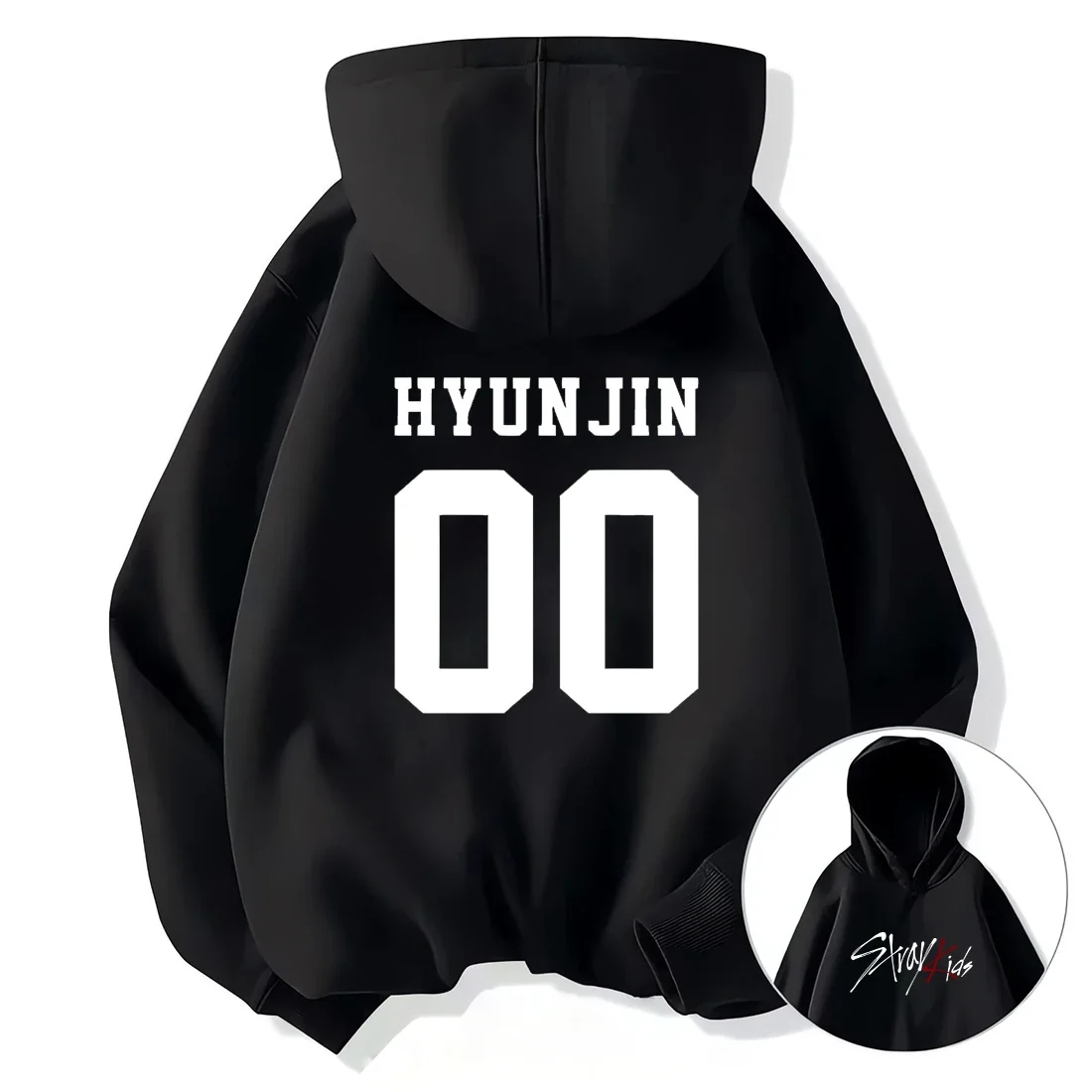 Retro Printed Hoodies Hip-hop Style Casual Wear Long-sleeved Wool Sweatshirts and Unisex Sweatshirts