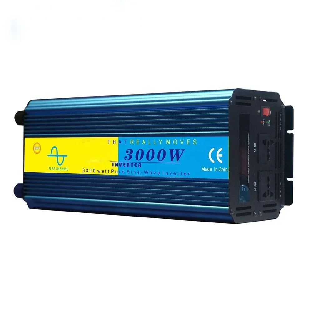 DC AC Inverter Off grid Pure Sine Wave Power Inverter 12000W 6000W Peak Power Inverters & Converters