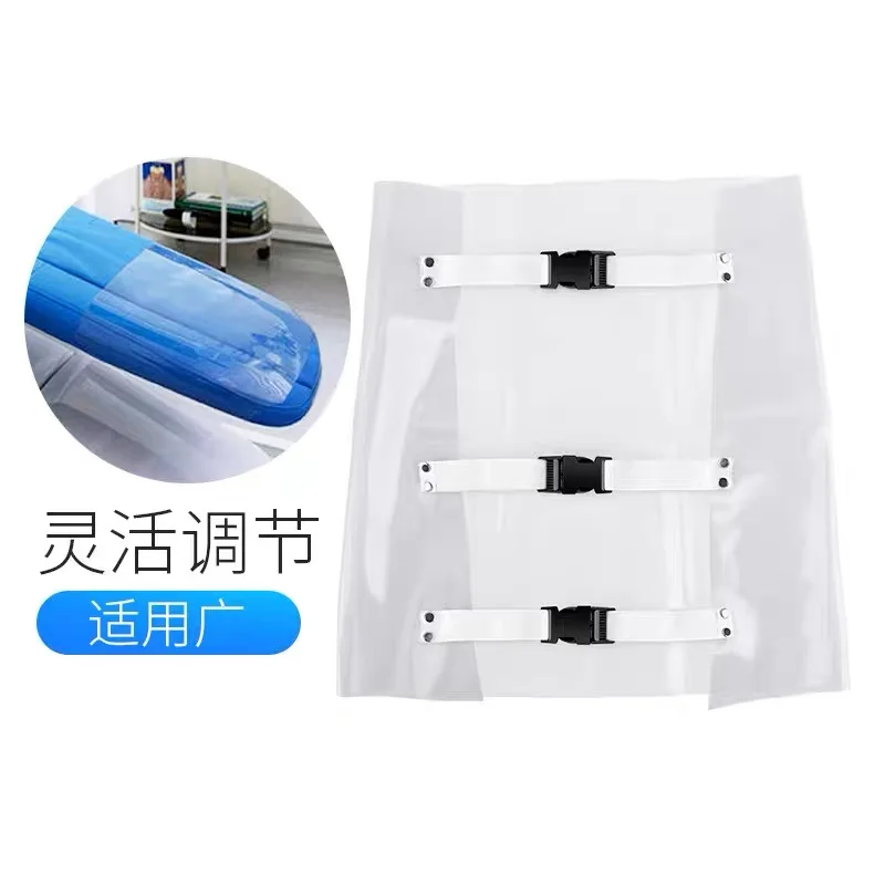 

1Pcs Transparent Dental Chair Foot Cover PU Waterproof Dustproof Protector With Elastic Band Anti-Slip Heel Pad