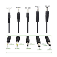 1Pcs USB A Male Plug to DC 2.5 3.5 1.35 4.0 1.7 5.5 2.1 5.5 2.5mm Power Supply Plug Jack Type A Extension Cable Connector Cords