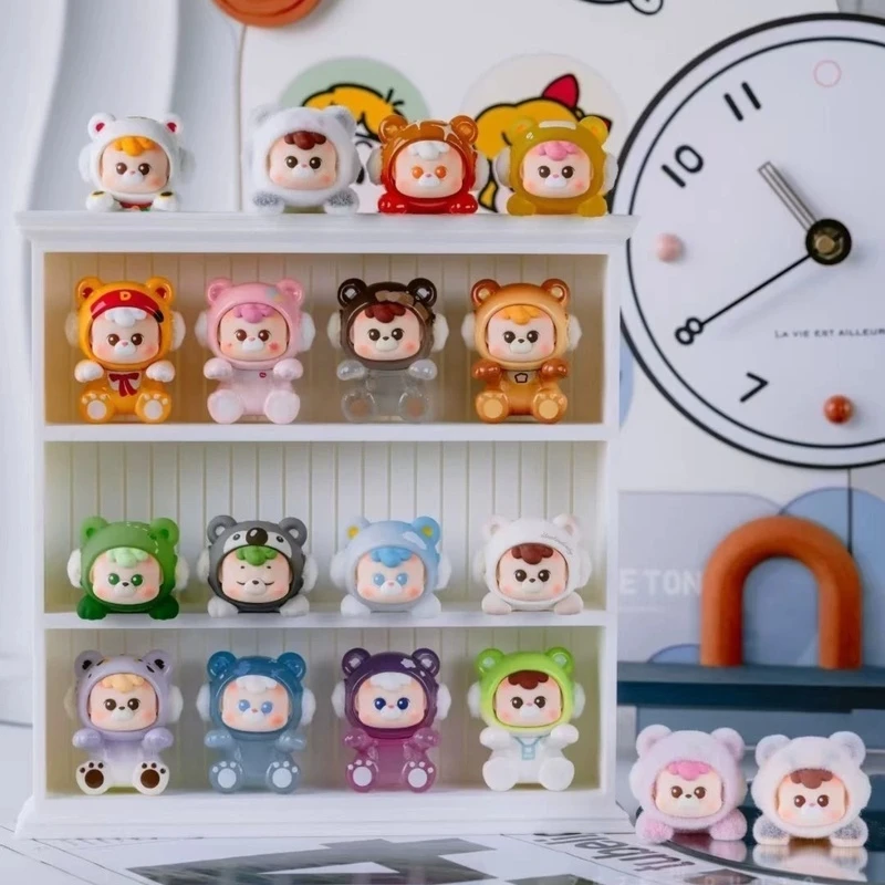 

GenuineHug Bear Diudiu Baby Blind Box Set — 24-часовой модный декор для рабочего стола, милая пронумерованная коллекционная игрушка в подарок для детей и взрослых