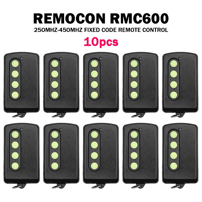 Neu REMOCON RMC-600 RMC600 RMC 610 LRT-1 Elektrische Tor Fernbedienung 250MHz-450MHz Fixed Code Einstellbare Frequenz Sender