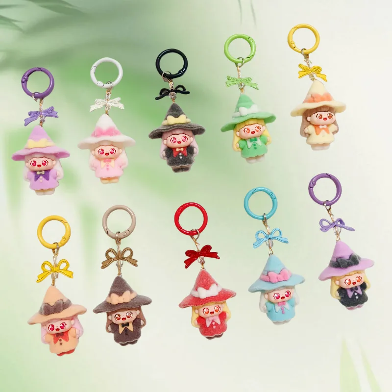 جديد سلسلة مفاتيح صغيرة الكرتون الإبداعية ثلاثية الأبعاد دمية الطلاب المدرسية قلادة سيارة مفتاح سلسلة النساء الرجال يعرض 2025 #1