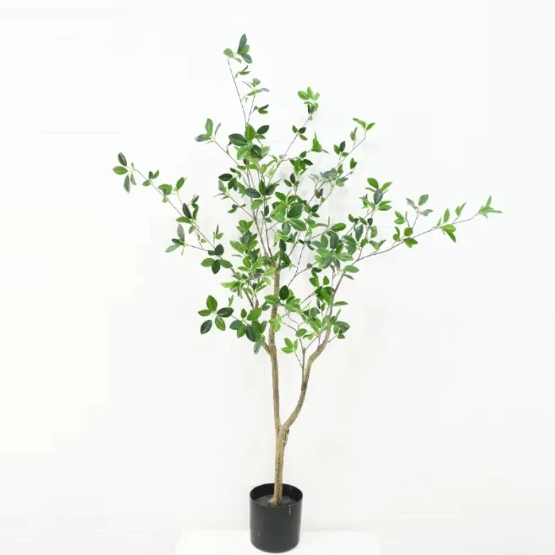 

Искусственные растения: зеленый бонсай, фикус баньян, шелковые листья фикуса, комнатные растения для домашнего декора