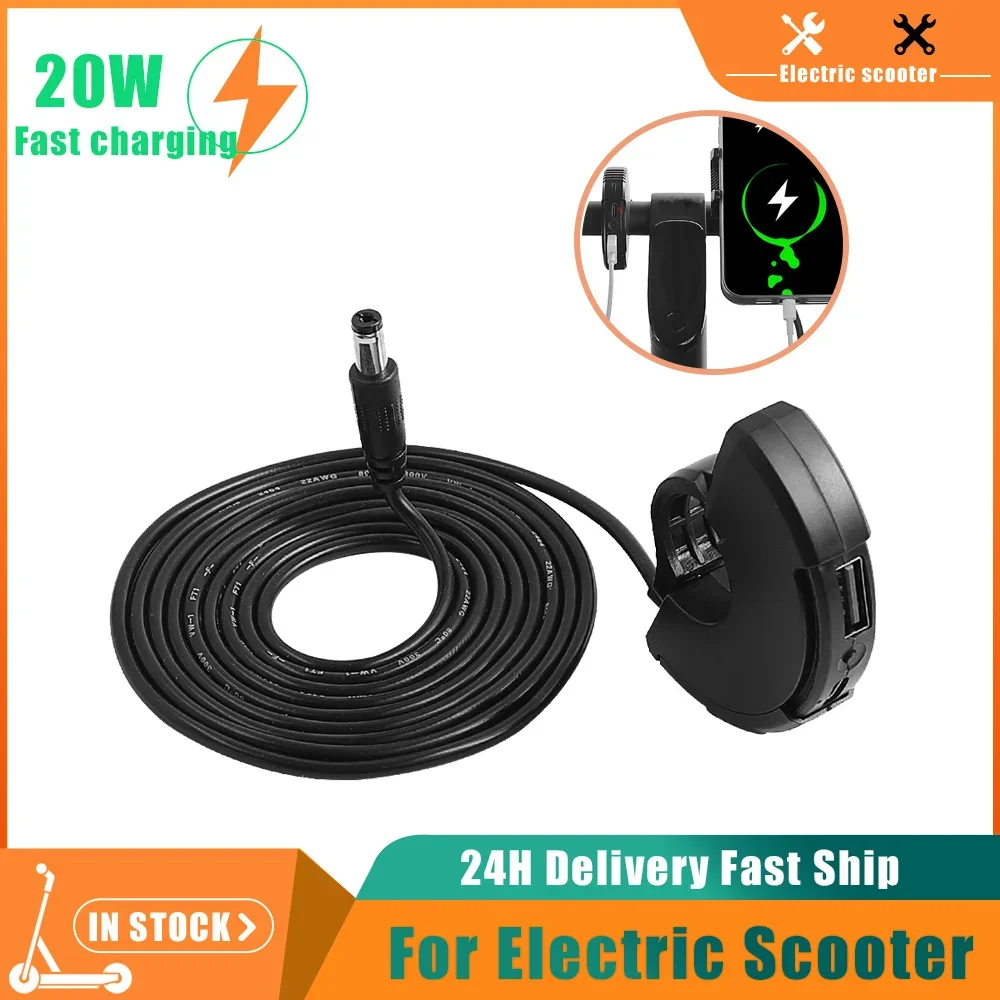 

Fast Charger Cell Phone Port XT60 Socket Chargers Plug Adapters Usb For Kugoo M4/S1 S2 S3/G2 PRO/Max G2 Electric Scooter
