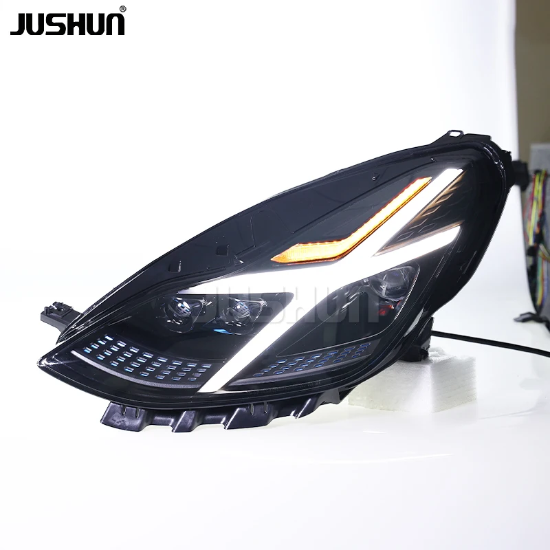 

JUSHUN LED Headlights For TES-LA Model 3/Y Headlights 2020-2024 Daytime Running Lights And Turn Signals