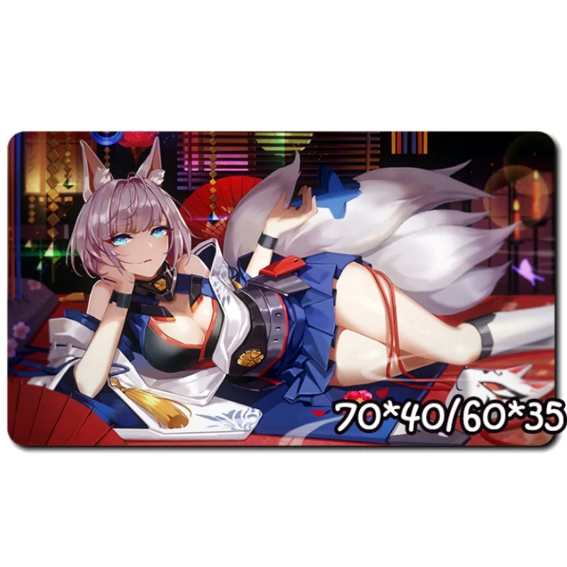 Card Pad Azur Lane Hms Formidable Uss Eldridge Ijn Azuma Kaga Diy Rubber Battle Mat Anime Actie Toy Figures Cadeaus voor Vrienden