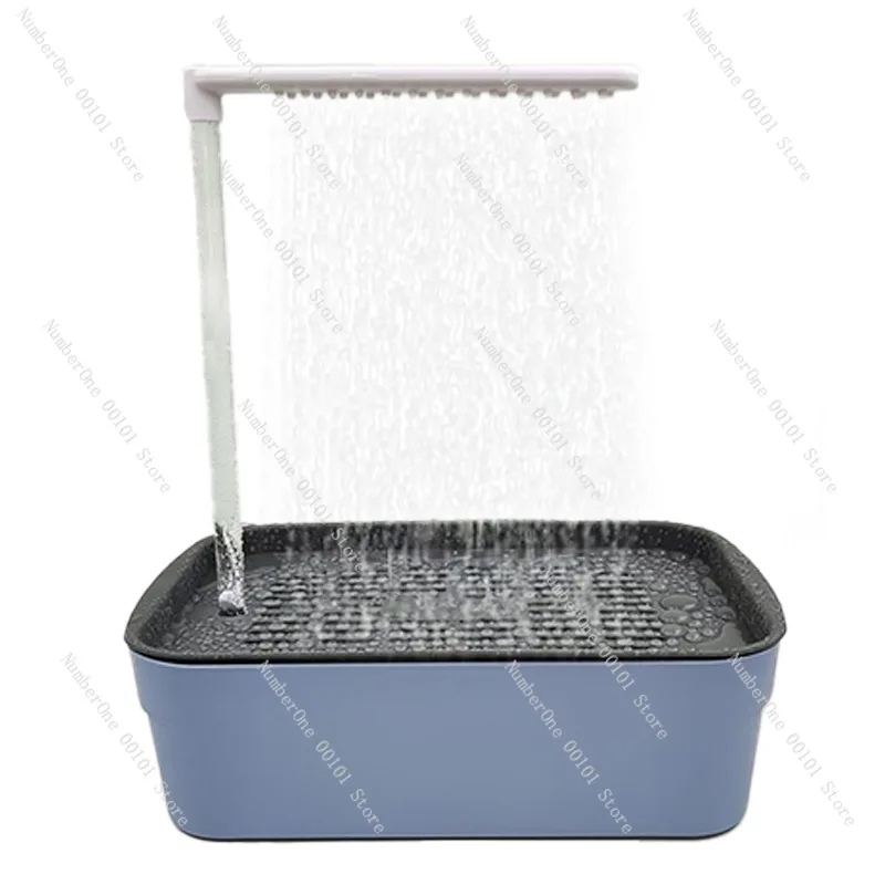 

Специальный бассейн для ванны с попугаем | Автоматическая циркулирующая вода, электрическая большая душевая раковина