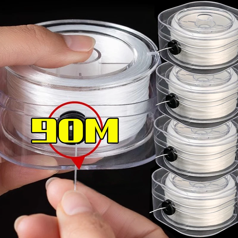 

0.8mm Elastic Thread Cords Flat Crystal Line Nylon Rubber Stretchy Cord Rope For Jewelry Making Beading Bracelet Necklace String