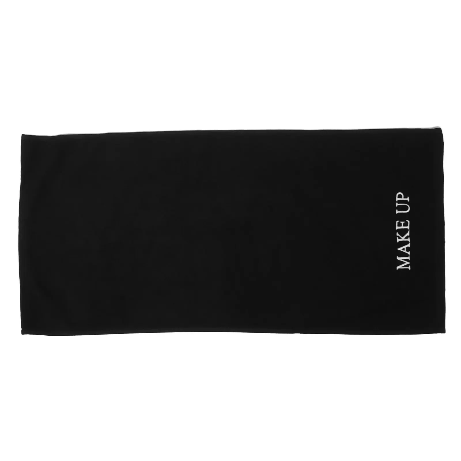 Cotton Makeup Mat for Vanity 75x35cm Black Large Desktop Pad Makeup Dressing Table Protector Counter Mat Beauty Vanity