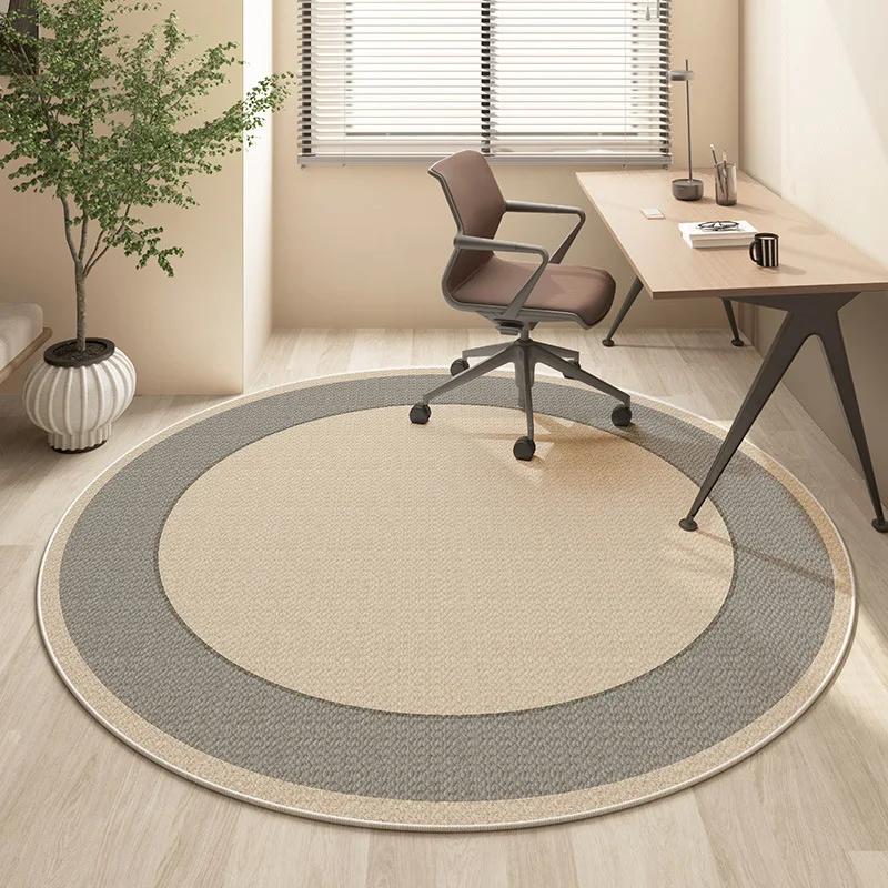 VIKAMA Japanese-Style Living Room Round Carpet, Bedroom Swivel Chair, Computer Chair, Sofa,Coffee Table Cushion, Home Decoration