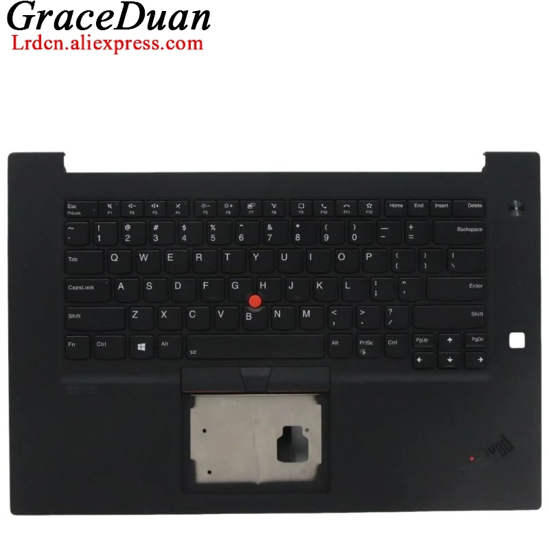 

US English Black Keyboard Upper Case Palmrest Shell Cover For Lenovo Thinkpad P1 X1 Extreme Gen3 G3 5M10Z39687 5M10Z39688