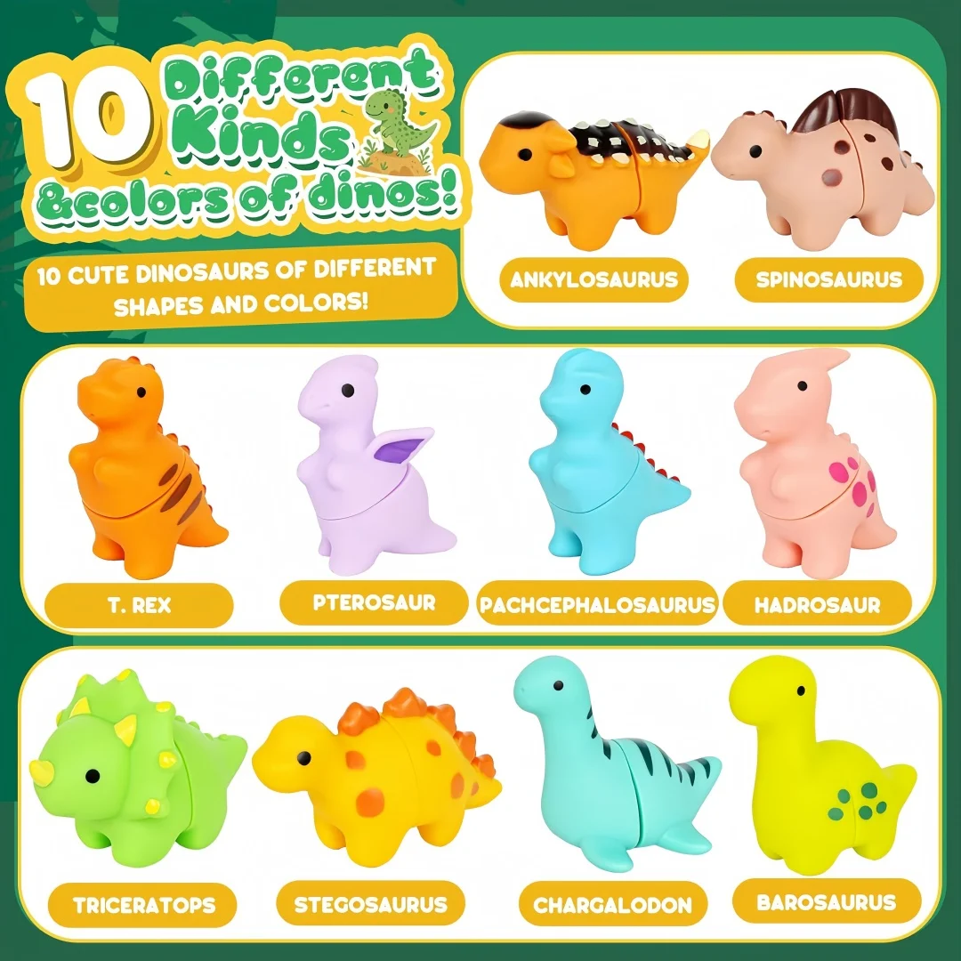 Peuterspeelgoed, Montessori Voorschoolse leeractiviteiten Dierenspeelgoed voor jongens Meisjes, 10 stuks Kleine mensen Dieren Matching Games Fijn