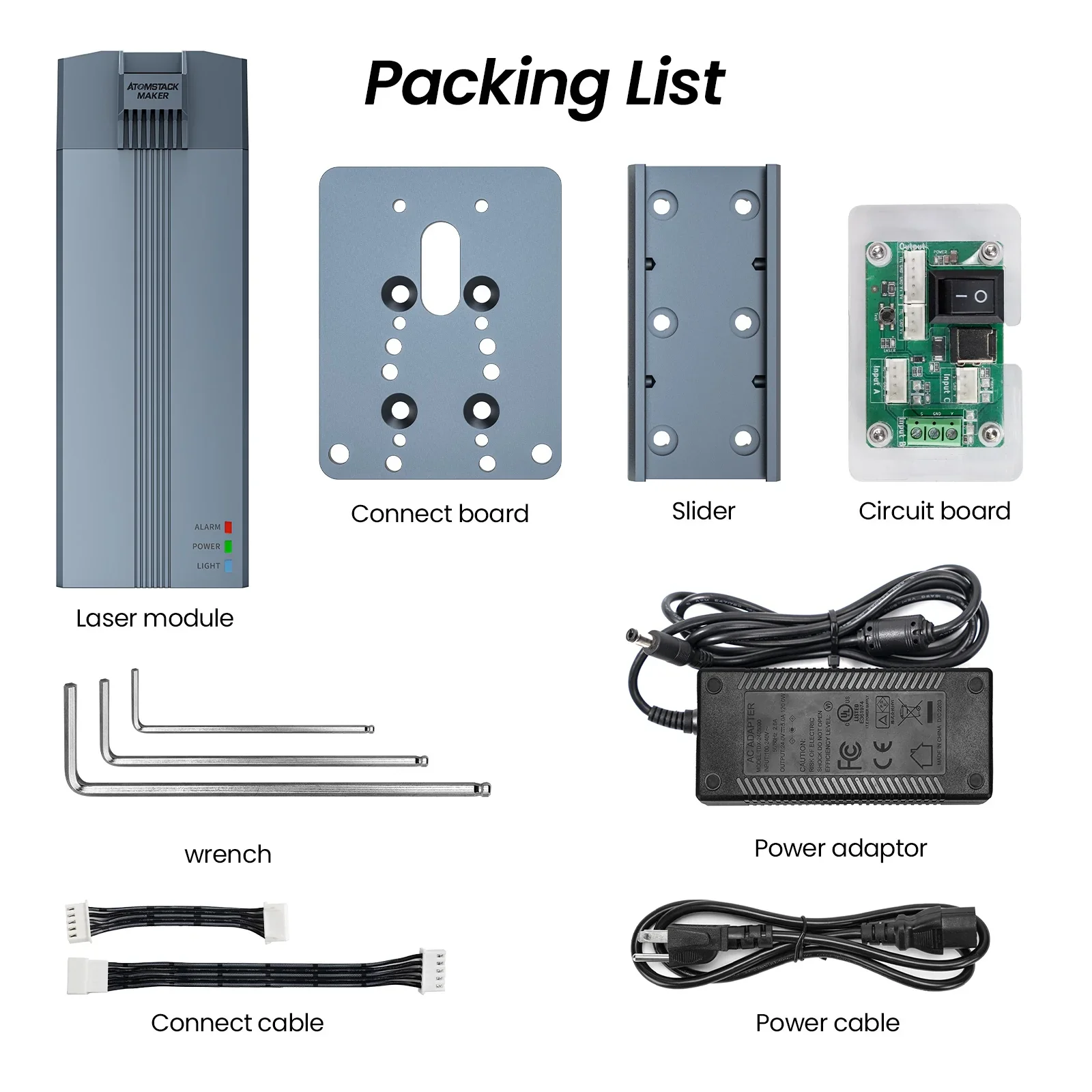 

Atomstack R30 V2 Модернизированная версия Инфракрасный модуль промышленного класса 1064 нм для быстрой гравировки на металле и пластиках