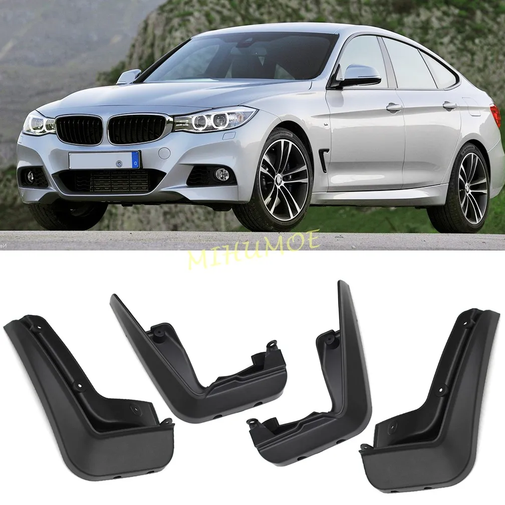 

Комплект из 4 брызговиков для колес автомобиля с крепежом для BMW 3-Series GT F34 2014-2019