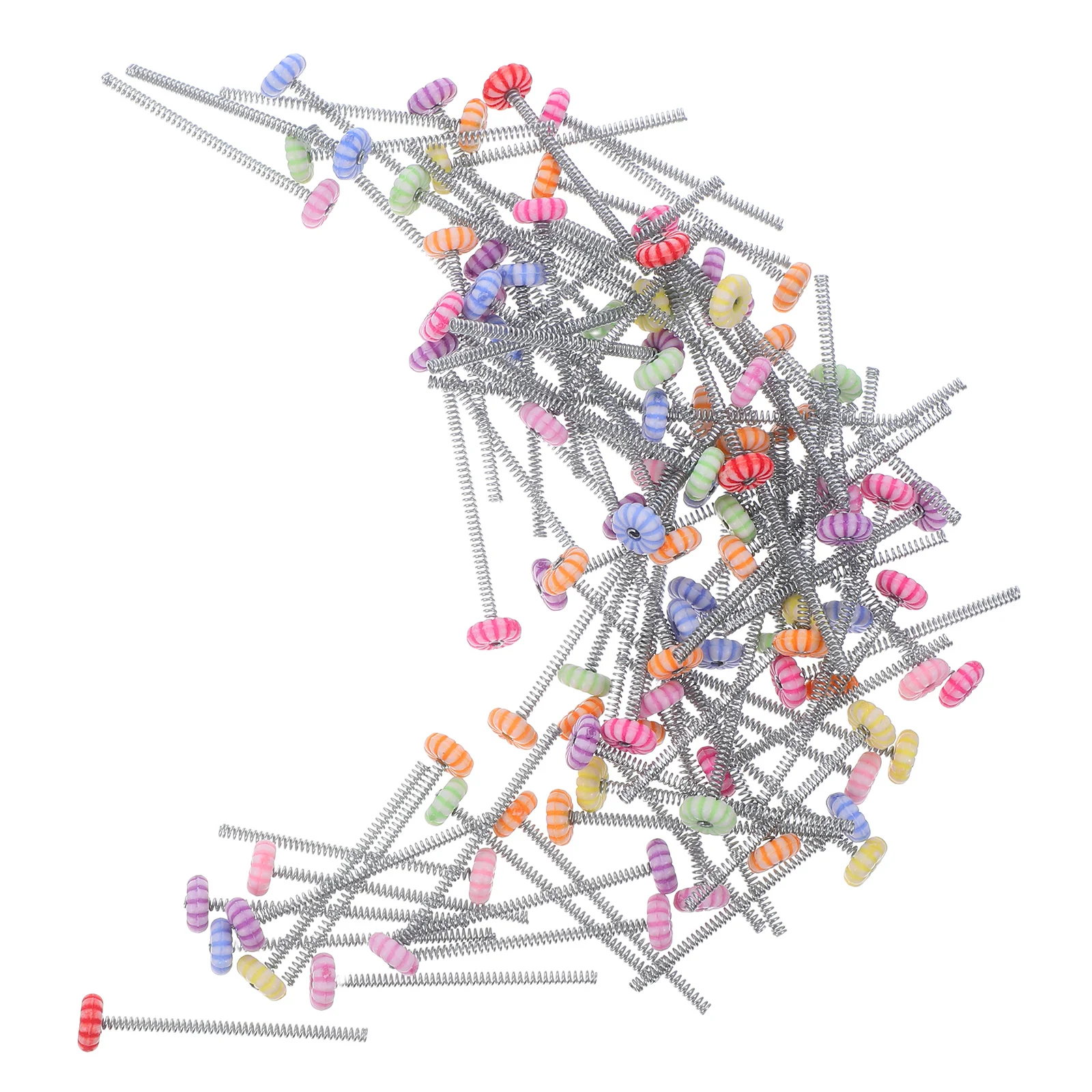 100 قطعة الربيع ل تنبت Diy بها بنفسك دبوس الشعر اكسسوارات لوحة القيادة قاعدة تهز رئيس سوينغ الحرفية Bobbleheads أرقام أجزاء استبدال