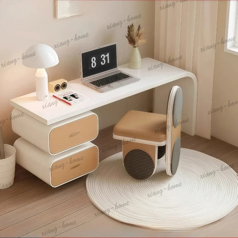 LS.Nordic paint desk creative art boss table modern simple writing desk home laptop computer table customization furniture home