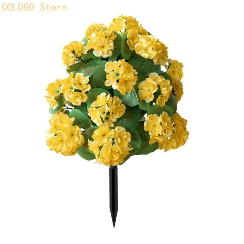 Outdoor Faux Flower Stake for Porch Pots, Yard Rows, and Lawn D0LD