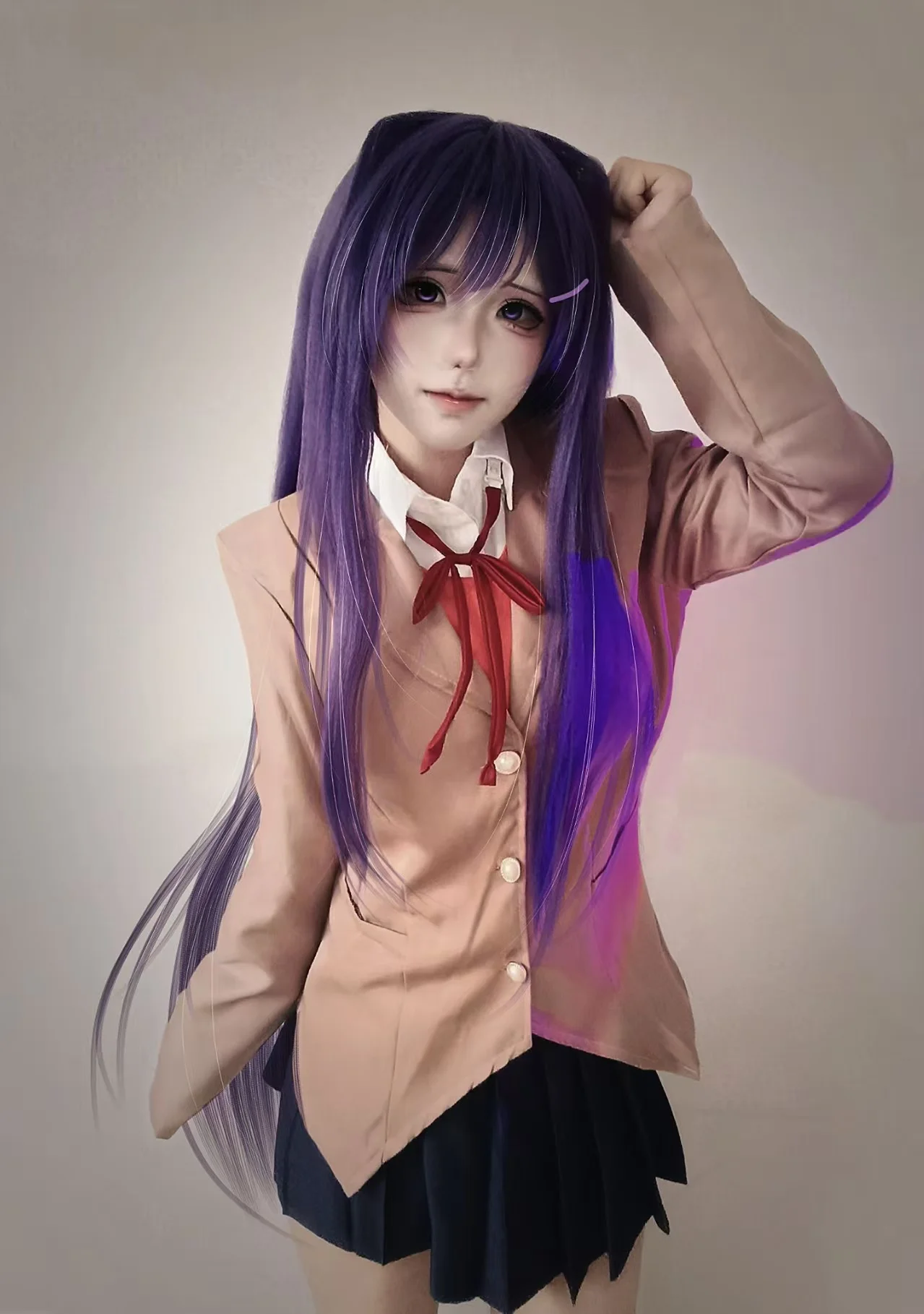 Monika Literature Club School Uniform Cosplay Costume