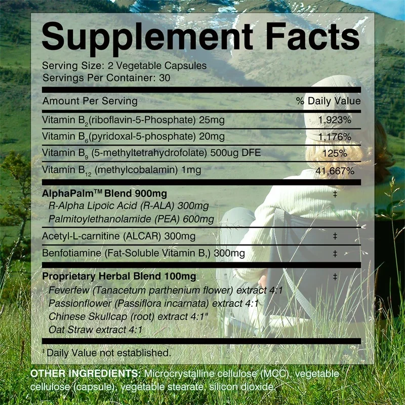 Sciatica Health Support - Sciatica Relief Supplement, Vitamin B Complex- Nerve Health, Anti-Inflammatory & Nerve Support Formula