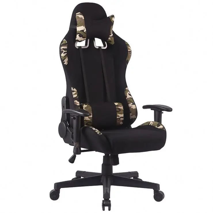 Laika Good Price Ergonomic Adjustable Black Nylon Leather Chair Gamer Cheap Racing Gaming Chair