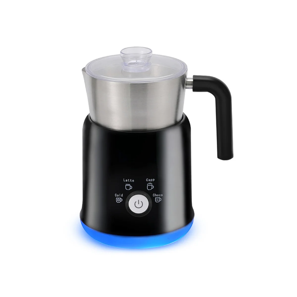 

Electric Steamer: Hot and Cold Machine Automatic Milk Steamer and Frother for Latte US Plug