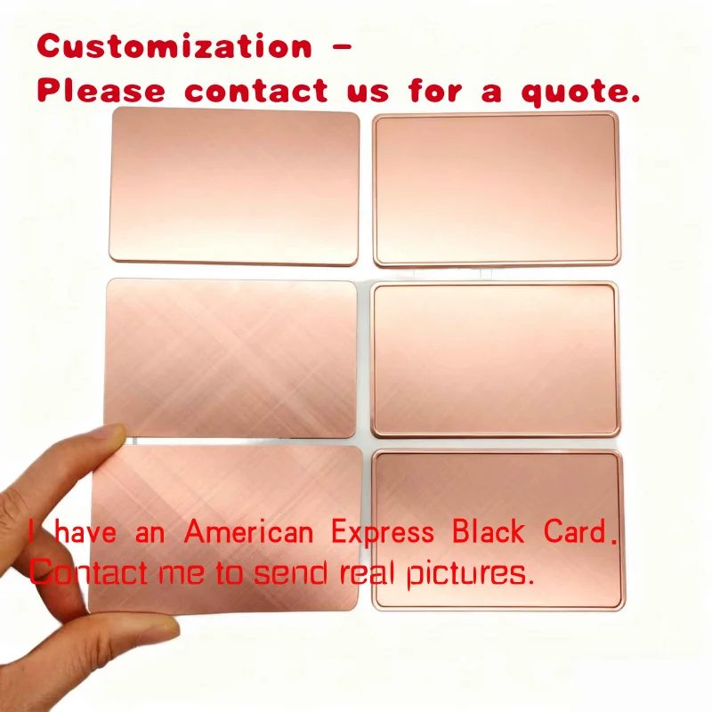 

custom.Customized Personalized Stainless Steel Membership RFID Chip NFC Metal Business Cards With Your Own Design