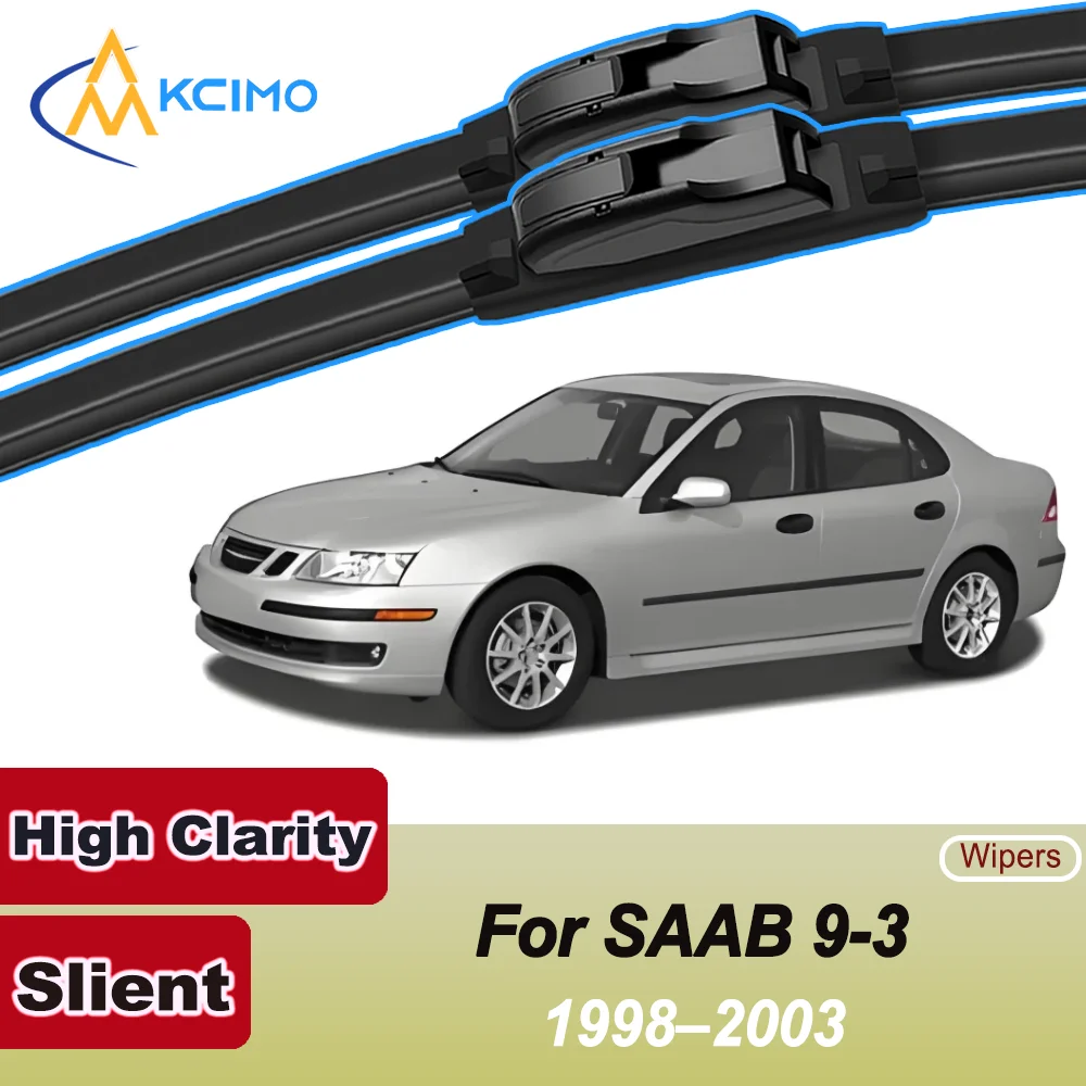 

2PCS HD Car Windscreen Wipers for SAAB 9-3 1998-2003 Front Windshield Auto Wipers Blade Accessories 2003 2002 2001 2000 1999