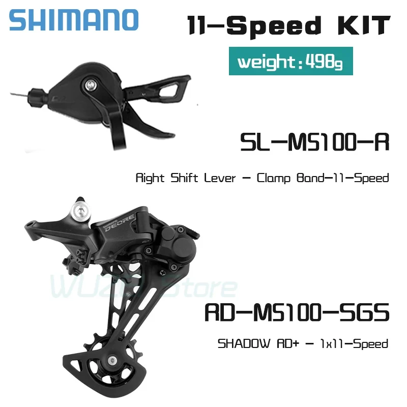 SHIMANO DEORE M5100 11 Speed  Mountain Bike Shifter Lever SL-M5100-R Rear Derailleur RD-M5100 SGS 11V MTB Bicycle Part