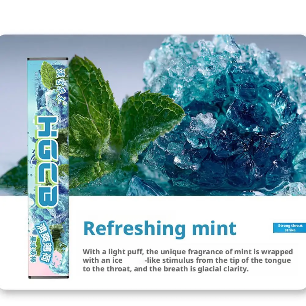 Fruit Flavor Stick Relief Smoking Addiction Fresh Breath Stick Cigarette oil-free Quit Smoke-free, Cool Substitute Quit I9N5