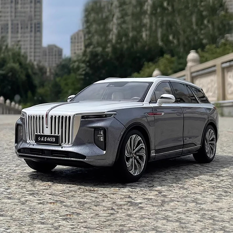 Century Dragon Hongqi E-HS9 off-road vehicle SUV 1:18 alloy simulation car model Hongqi EHS9 model