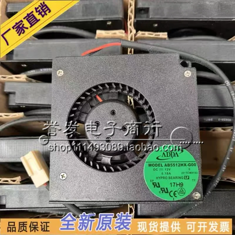 

NEW ORIGINAL AB5512HX-G00 DC12V 0.19A 5510 55x55x10mm COOLING FAN RADIATOR