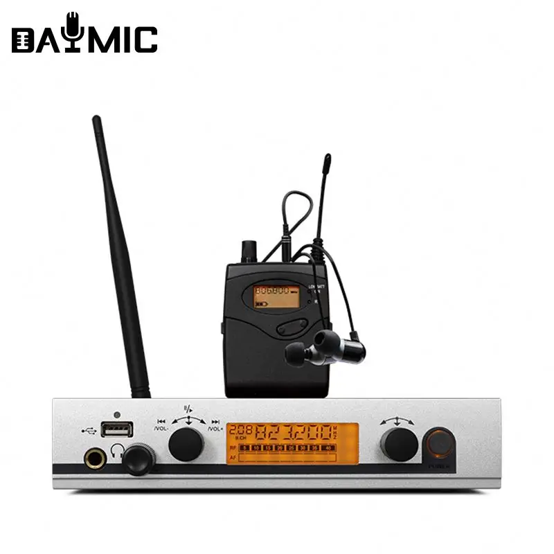 Wholesale professional multiple device Stereo wireless monitor system for stage studio