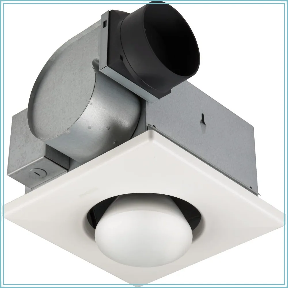 

Ceiling Bathroom Exhaust Fan with Infrared Heater, 70 CFM, 250W