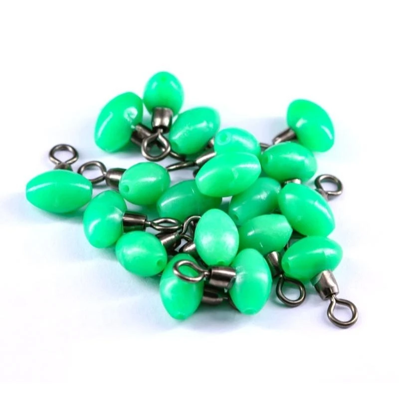 

Fishing Hook Connector Terminals Tackle Glowing Crosses Line Fishing Swivels Set