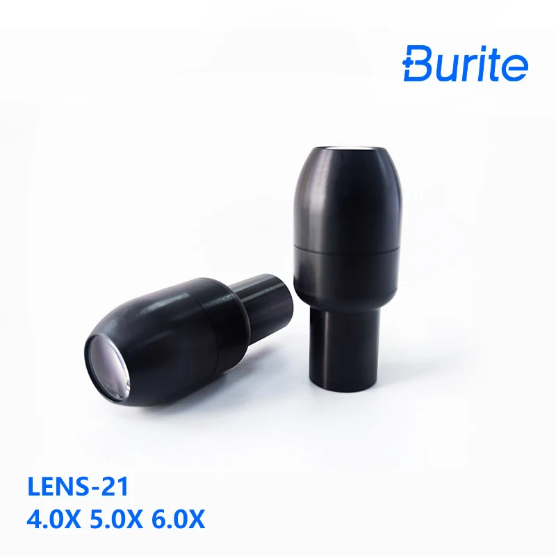 Burite New Arrival Prism Loupes 456X Lenses In Pairs 4X5X6X TTL The Len Used To Make TTL Dental Surgical Loupes