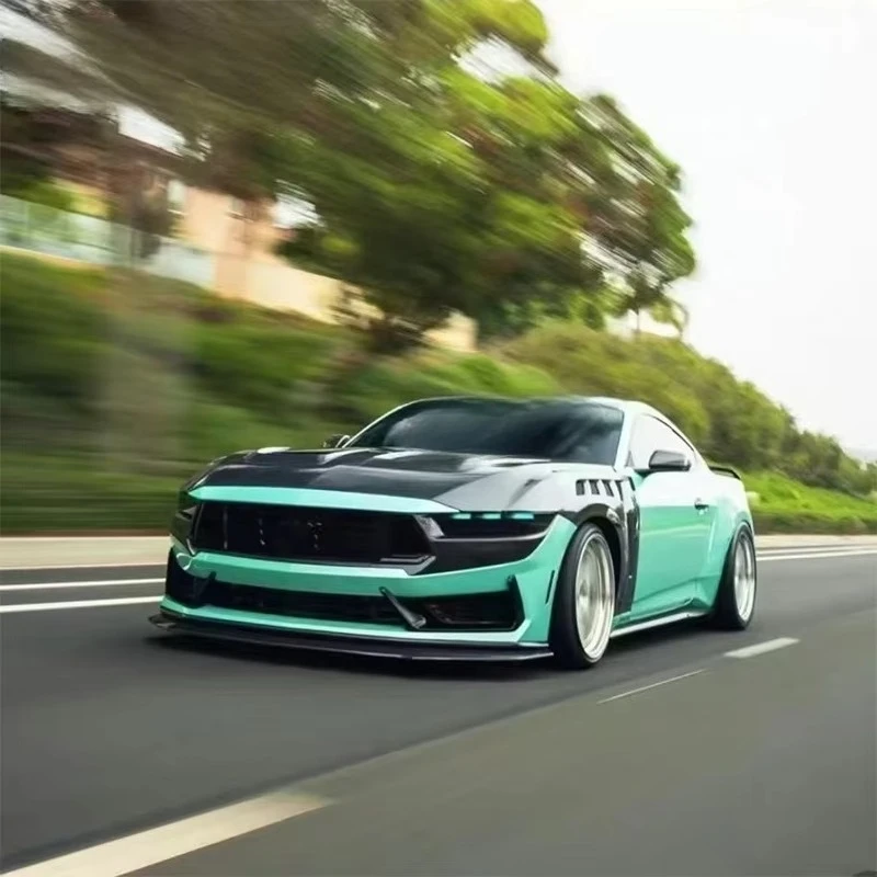 New Carbon Fiber Front Hood Modification for Mustang Mach-E Convertible 2019-2020 Retrofit/Upgrade Car Body Kit Accessories