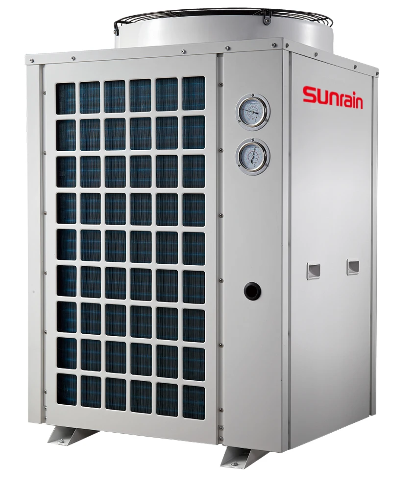 Sunrain Factory Europe Popular R290 50kw Commercial Monoblock Heating,Cooling  Hot Water Air Source Heat Pump