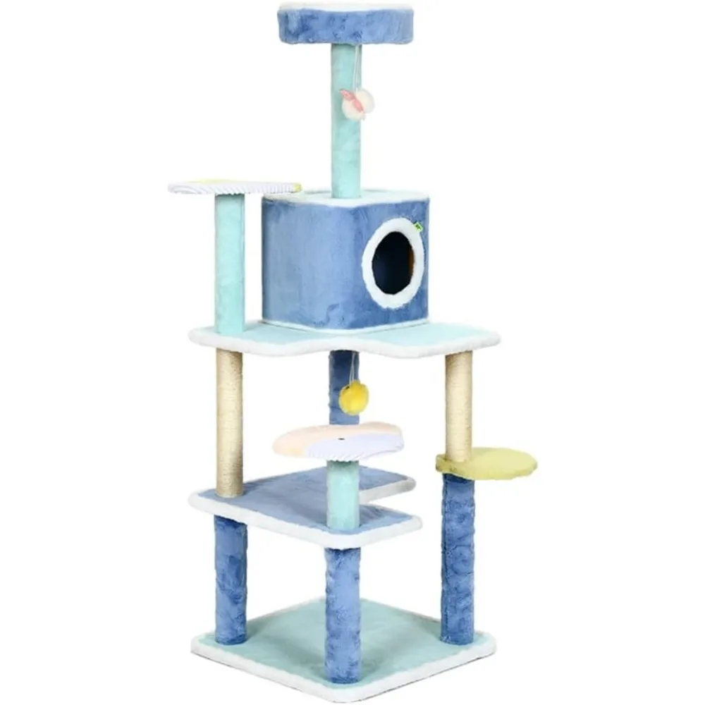 

Freedom Cat FrameEasy to Clean Large Luxury Climbing with Jumping Platform and Nest to Rest and Play Climbing Toy Climbers