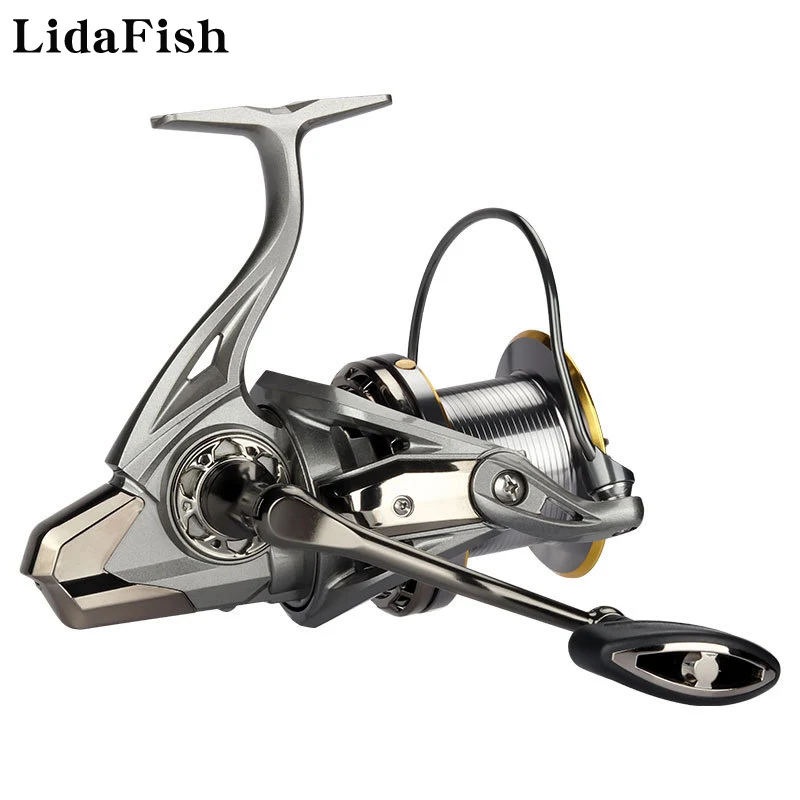 

8000 -12000 NGK-Series All Metal Spool 17+1BB Distant Fishing Reel 4.8:1 Gear Ratio Saltwater Bass Spinning Wheel