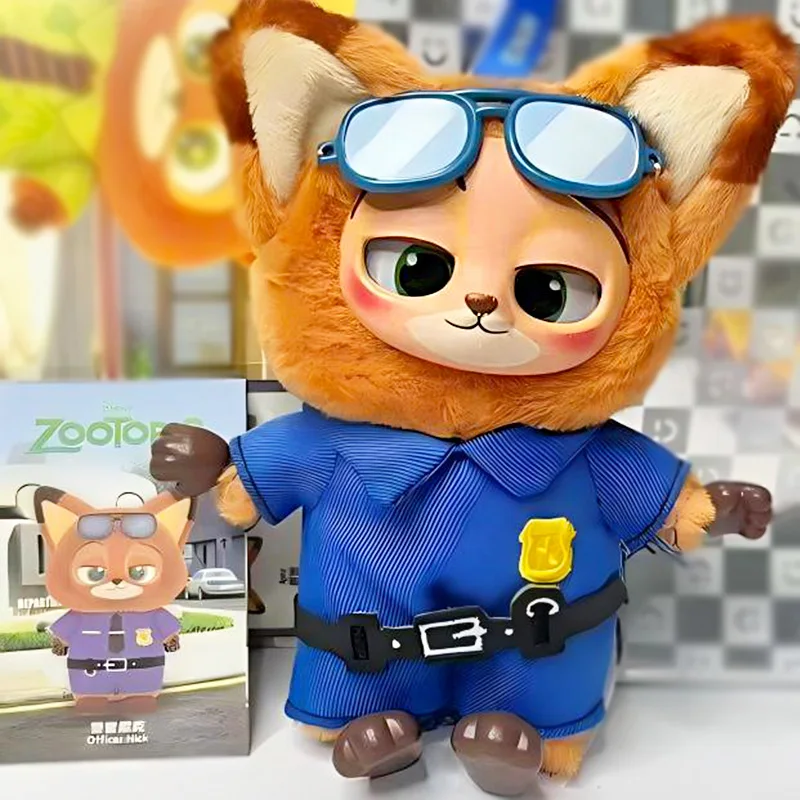 

Оригинальная Зверополис, милая фигурка Ника Джуди, плюшевая загадочная слепая коробка, игрушки, фигурки аниме, мультяшная коллекционная модель, плюшевая игрушка